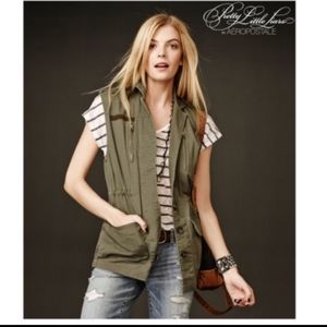 Aeropostale Army Green Vest - Pretty Little Liars